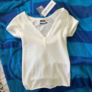 Urban Outfitters White laced top